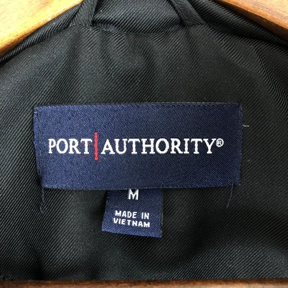 Port Authority Men's Size Medium Black KPM Long Sleeve Lined Full Zip Jacket - Picture 7 of 15